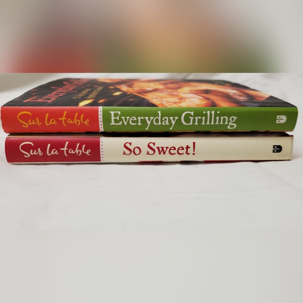 2/$25 Sur la Table cookbook set